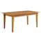 Alaterre Furniture Barton Eucalyptus Wood Outdoor Dining Table 80-OUTD-WD-DT - alternate 5